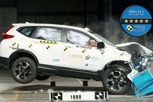 Honda CR-V nhận giải SUV tốt nhất bảo vệ an toàn cho hành khách trẻ em