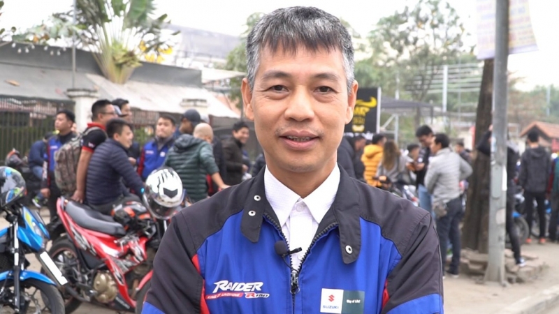 tung bung sinh nhat clb suzuki raider ha noi 4 tuoi