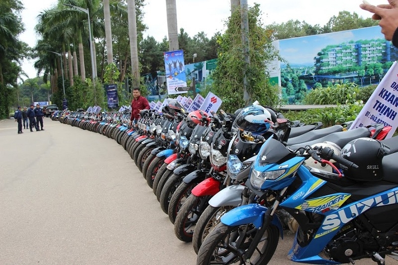 Hàng trăm xe Suzuki Raider sắp hội tụ tại Hà Nội hang tram xe suzuki raider sap hoi tu tai ha noi