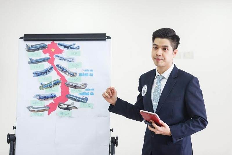 tiep vien hang khong thanh lich cung vietnam airlines