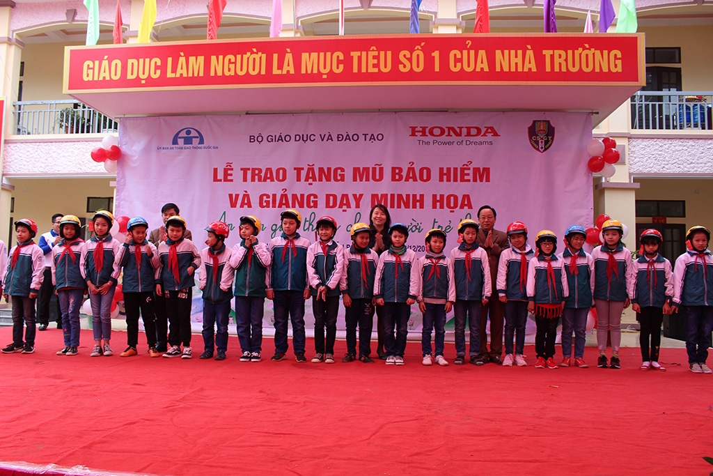 honda khoi dong chuong trinh giao duc an toan cho hoc sinh