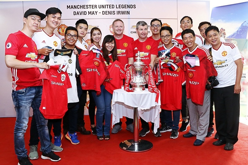 Chevrolet đưa huyền thoại Manchester United về Việt Nam chevrolet dua huyen thoai manchester united ve viet nam