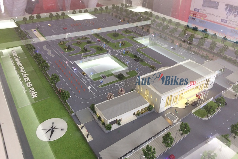 honda co trung tam lai xe an toan dat chuan quoc te