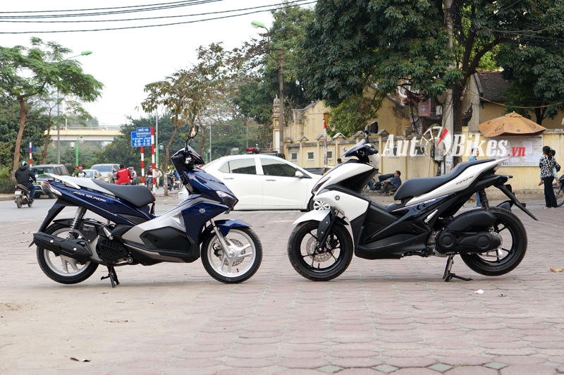 Yamaha NVX 125 đối đầu trực diện với Honda Air Blade yamaha nvx 125 doi dau truc dien voi honda air blade