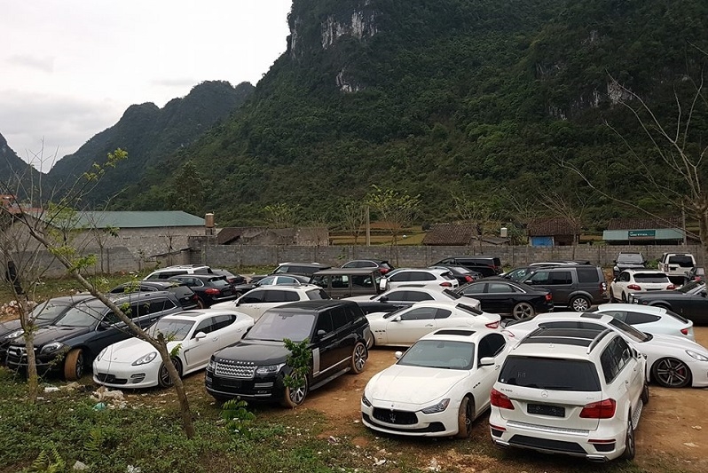 dan sieu xe co gia hang tram ti dong tap ket tai cao bang