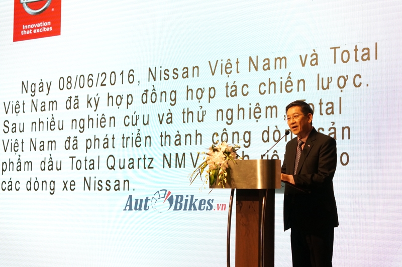 total ra mat dau nhon danh rieng cho xe nissan tai viet nam