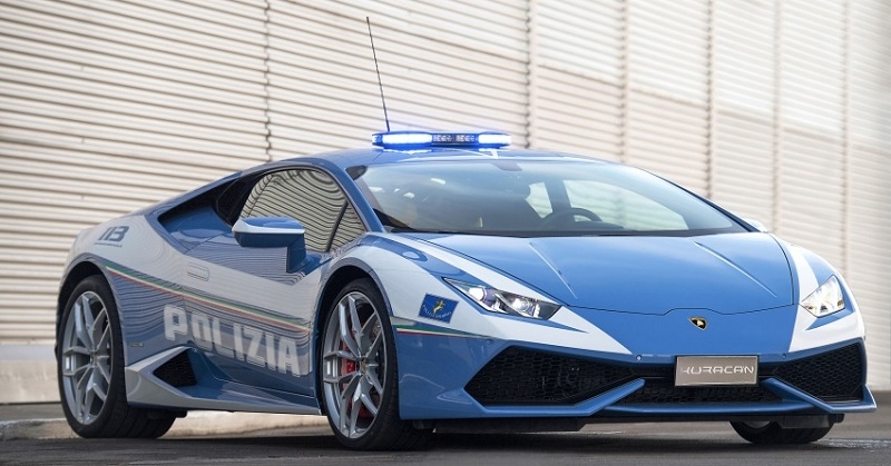Lamborghini Huracan dùng làm xe cảnh sát tuần tra tại Italia lamborghini huracan dung lam xe canh sat tuan tra tai italia