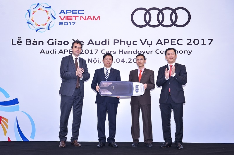 Audi bàn giao lô xe phục vụ sự kiện APEC 2017 audi ban giao lo xe phuc vu su kien apec 2017