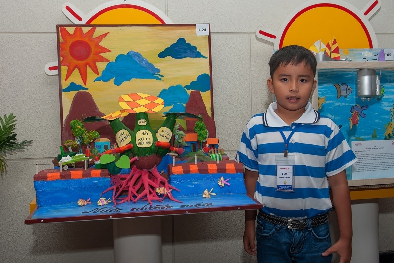 honda viet nam giup tre em sang tao qua tranh ve