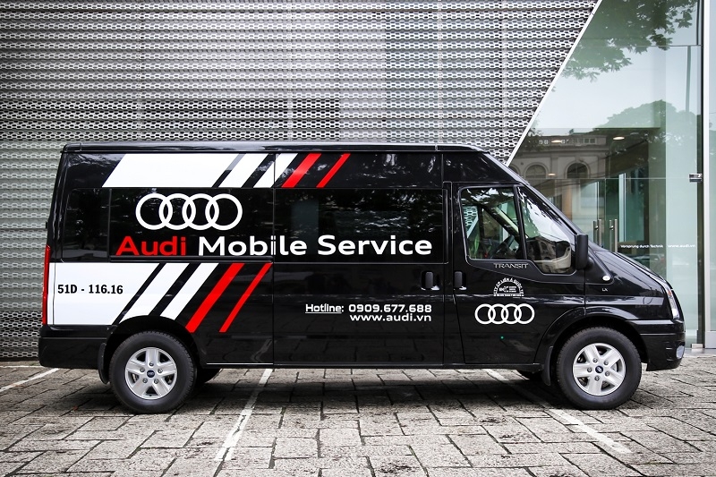 audi mo dich vu luu dong tai viet nam