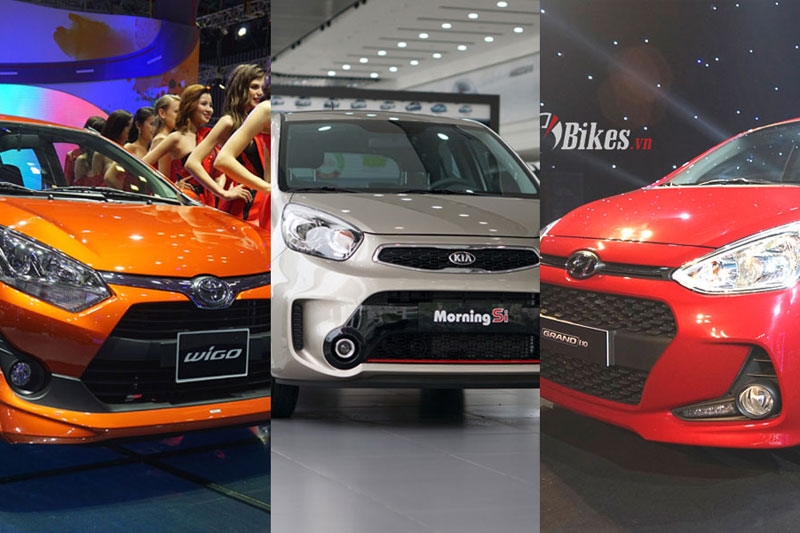 Cuộc chiến xe nhỏ giá rẻ: 2 xe Hàn đấu 1 xe Nhật cuoc chien xe nho gia re 2 xe han dau 1 xe nhat