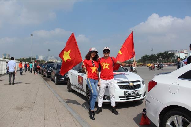 chevrolet cruze dong hanh cung u23 viet nam