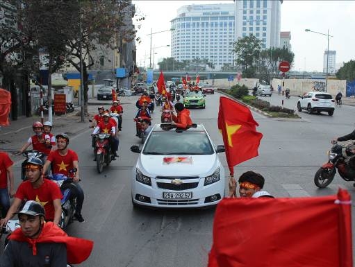 chevrolet cruze dong hanh cung u23 viet nam
