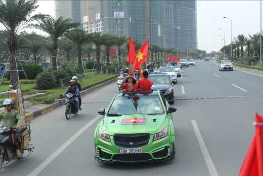 chevrolet cruze dong hanh cung u23 viet nam