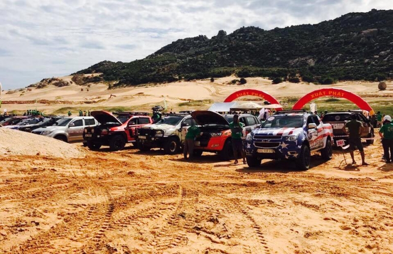 chevrolet colorado doat giai vua sa mac tai ninh thuan