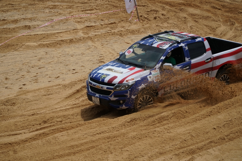 chevrolet colorado doat giai vua sa mac tai ninh thuan