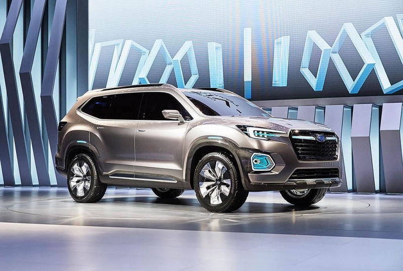 SUV 7 chỗ Subaru Ascent 2019 sắp ra mắt toàn cầu suv 7 cho subaru ascent 2019 sap ra mat toan cau