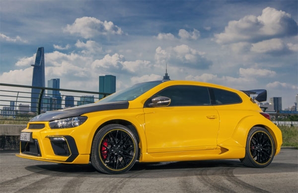 volkswagen scirocco do than rong va loa khung tai sa i go n