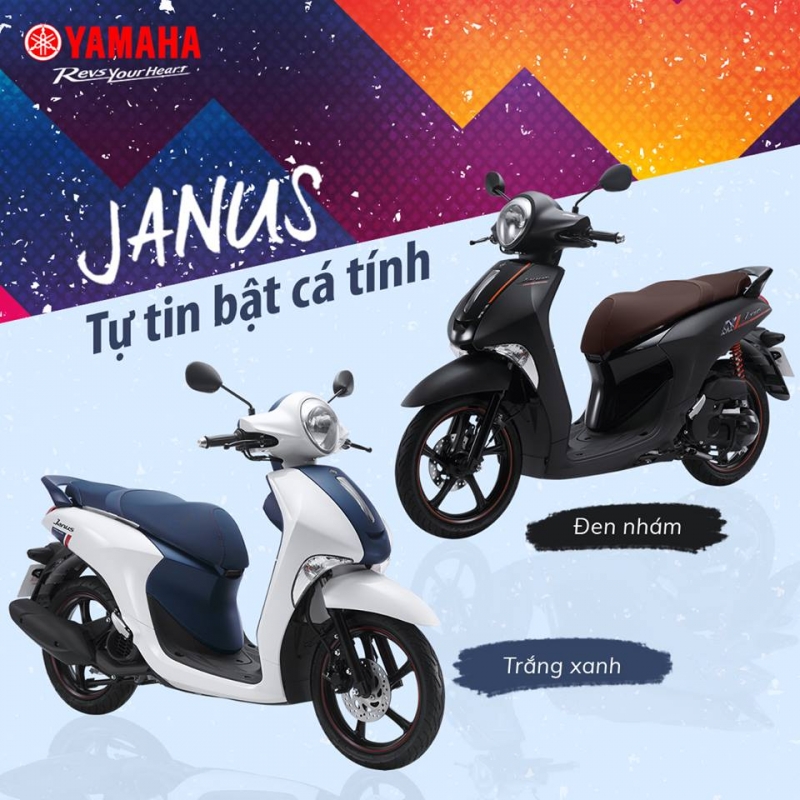 Yamaha Janus giới hạn có thêm màu mới, giá không đổi