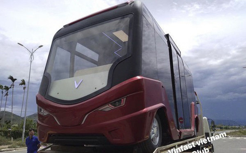 ro ri hinh anh xe buyt duoc cho la cua vingroup thiet ke doc dao
