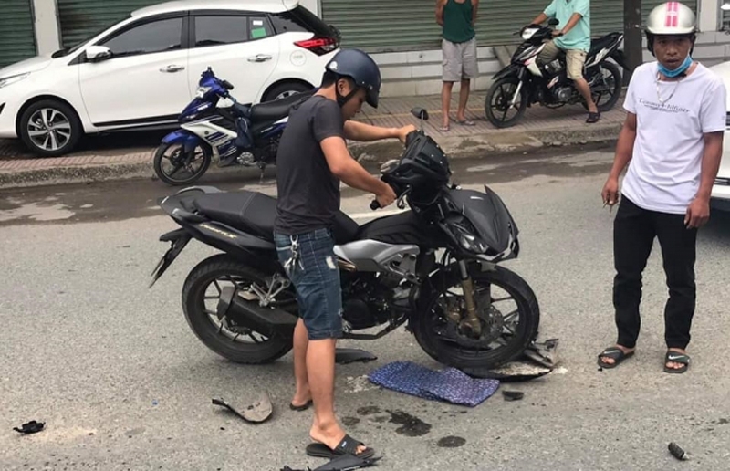 Winner X dính tai nạn khi chưa đầy một tháng ra mắt