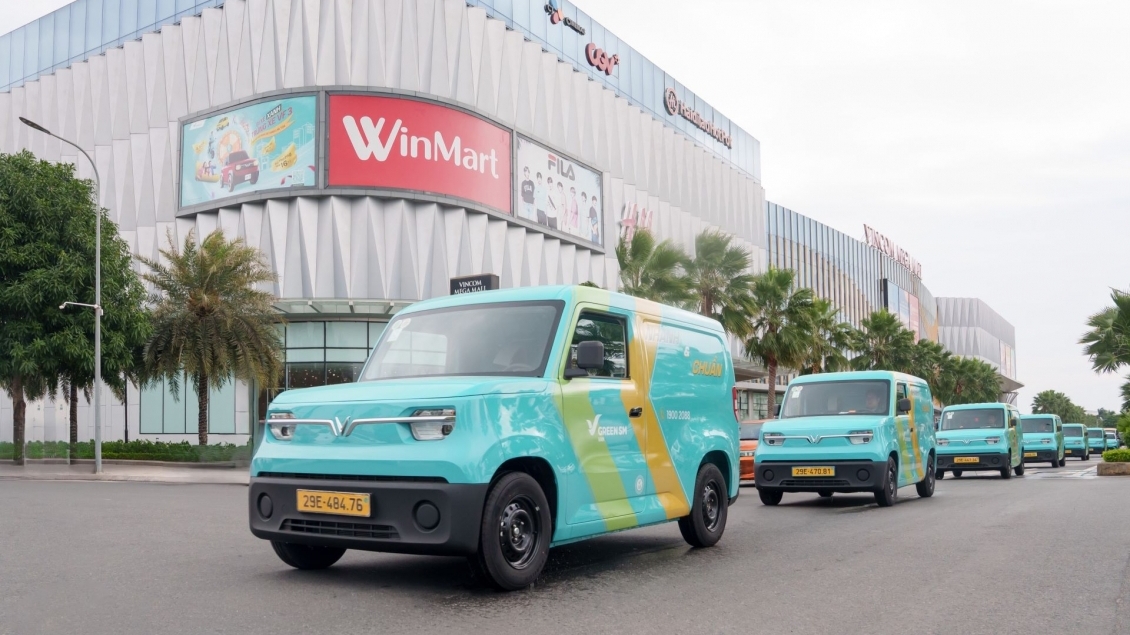 Xanh SM ra mắt dịch vụ vận chuyển hàng nội đô bằng xe tải điện