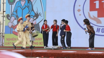 Toyota Việt Nam triển khai chương trình giáo dục an toàn giao thông cho học sinh tiểu học