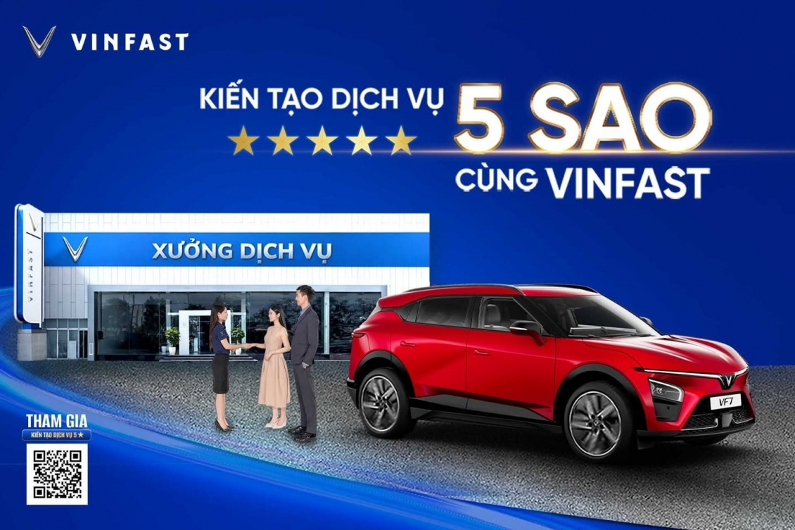 VinFast tặng quà cho khách hàng đóng góp ý kiến về chất lượng dịch vụ của hãng