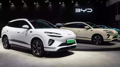 Doanh số xe điện Trung Quốc giảm mạnh trong tháng 1/2026