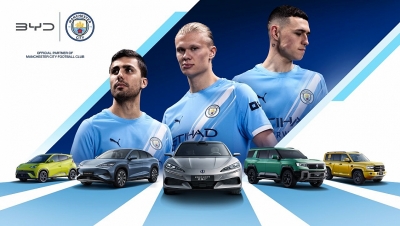 BYD trở thành đối tác chính thức của Manchester City