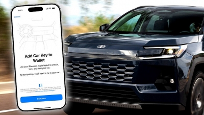 Xe Toyota có thể mở được bằng iPhone
