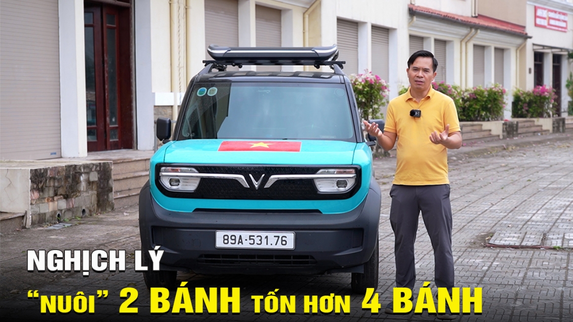 Video nghịch lý xe 2 bánh “nuôi” tốn hơn xe 4 bánh