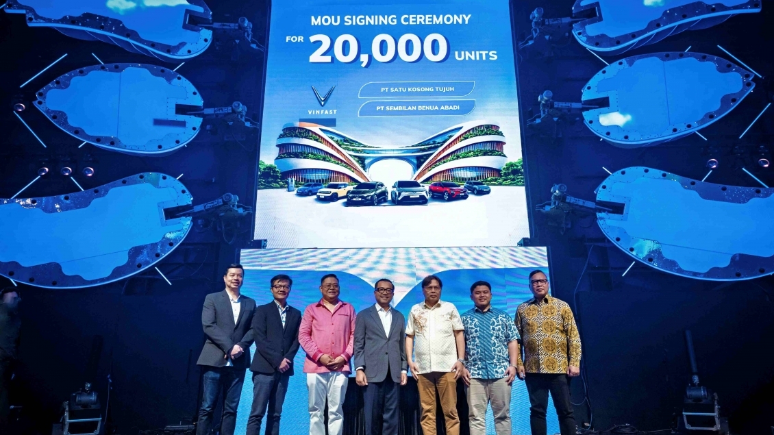 VinFast chốt thương vụ 20.000 xe điện với đối tác Indonesia