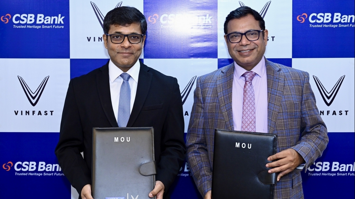 VinFast hợp tác với CSB Bank, hỗ trợ tài chính cho khách hàng Ấn Độ