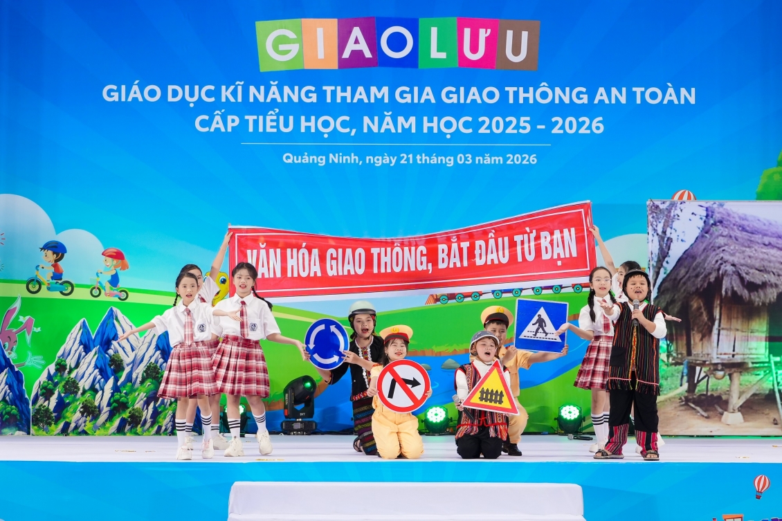 Giao lưu cấp quốc gia về an toàn giao thông dành cho học sinh tiểu học