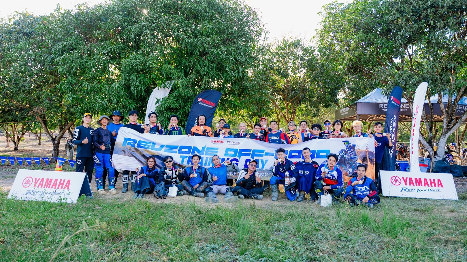 Revzone Yamaha Motor tiên phong chính hãng, mở khóa huấn luyện off-road đầu tiên tại miền Nam