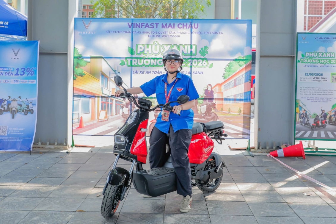 VinFast Amio: Xe máy điện cho học sinh và người nội trợ VinFast Amio: Xe máy điện cho học sinh và người nội trợ