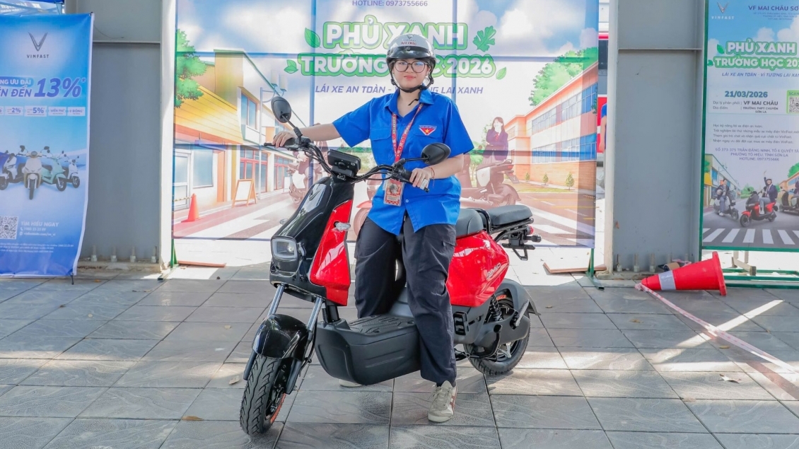 VinFast Amio: Xe máy điện cho học sinh và người nội trợ