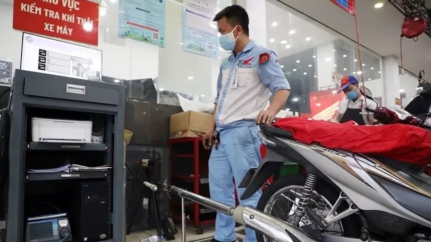 Chốt thời điểm kiểm định khí thải xe máy tại Hà Nội và TP. Hồ Chí Minh