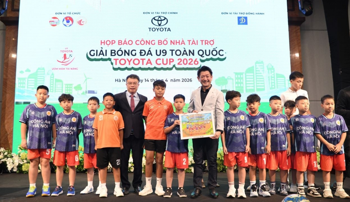 Khởi động Giải bóng đá U9 toàn quốc Toyota Cup 2026