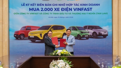 Taxi Lavi đầu tư dàn xe 2.000 xe ô tô điện VinFast