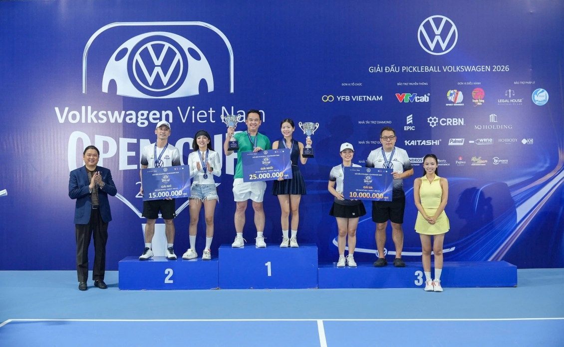 Volkswagen tổ chức thành công giải pickleball Vietnam Open Cup 2026