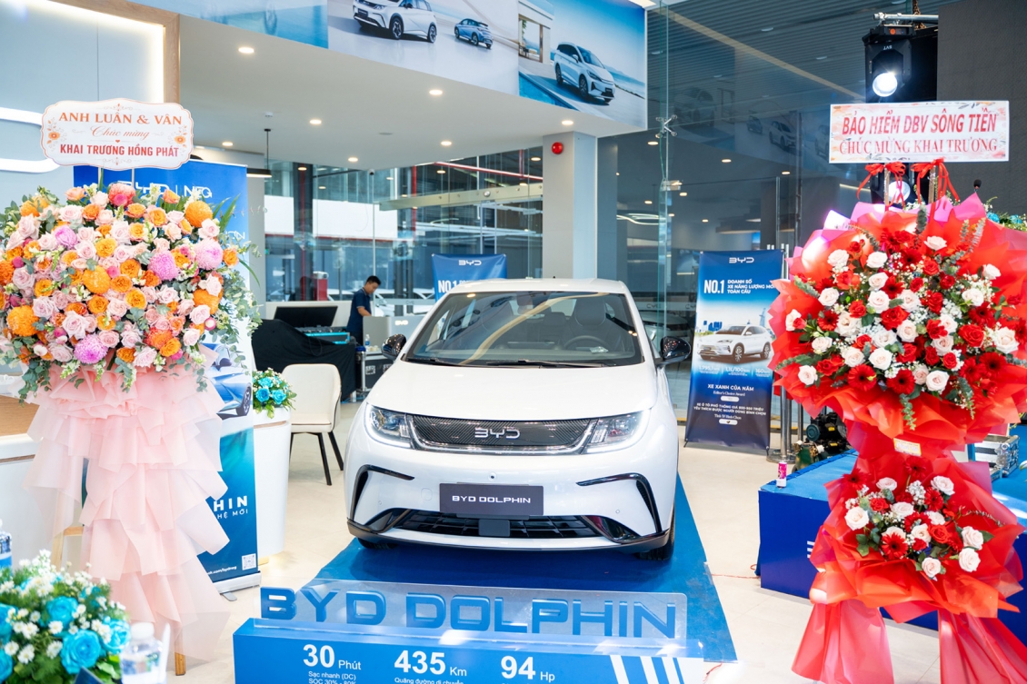 BYD khai trương showroom chuẩn 4S tại Cần Thơ