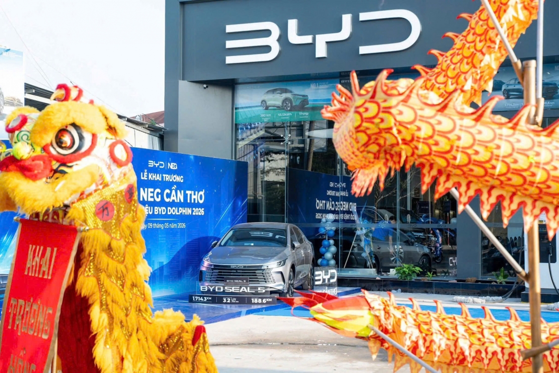 BYD khai trương showroom chuẩn 4S tại Cần Thơ