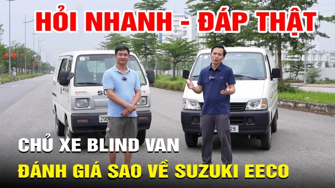 Video chủ xe "Su cóc" trải nghiệm và đánh giá xe Suzuki EECO