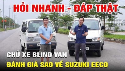 Video chủ xe "Su cóc" trải nghiệm và đánh giá xe Suzuki EECO