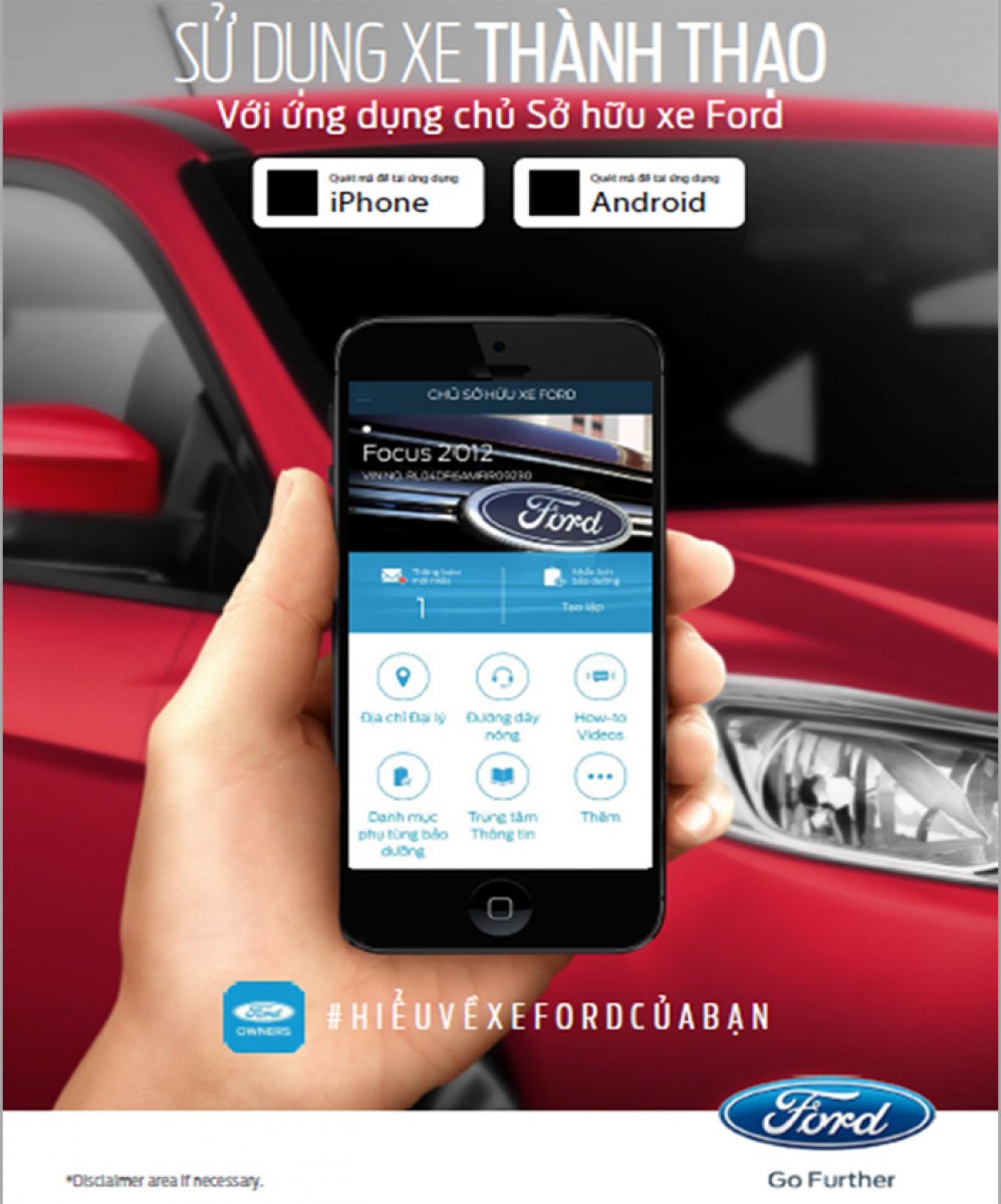 ra mat ung dung cho chu xe ford tai viet nam