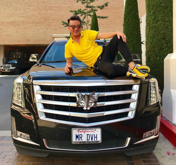 thuc hu viec dam vinh hung tau sieu xe chong dan cadiliac escalade