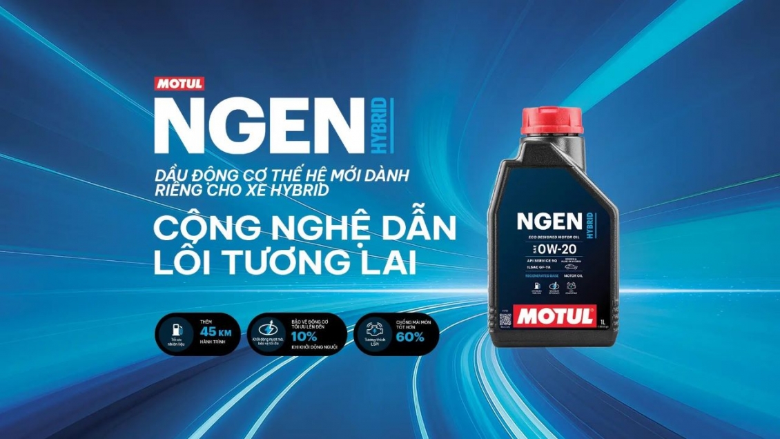 Motul ra mắt dầu nhớt NGEN Hybrid tại Việt Nam Motul ra mắt dầu nhớt NGEN Hybrid tại Việt Nam