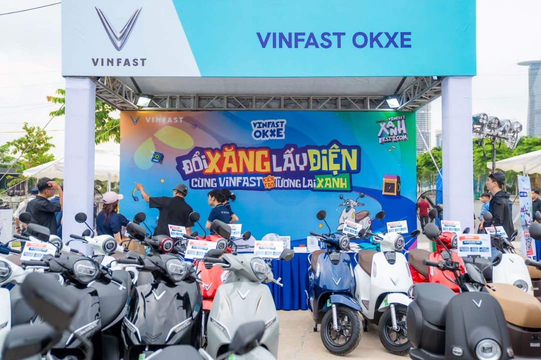 VinFast giúp xe máy điện tiện hơn xe xăng với 150.000 trạm đổi pin trên toàn quốc VinFast giúp xe máy điện tiện hơn xe xăng với 150.000 trạm đổi pin trên toàn quốc